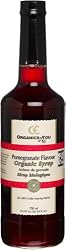 CE Organic Fair Trade, Organic Pomegranate Flavoring Syrup, 25.4-Ounce Glass Bottles (Pack of 3)