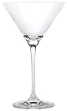 BergHOFF Lead-Free Crystal 7-Ounce Martini Glass, Set Of 6 Glasses
