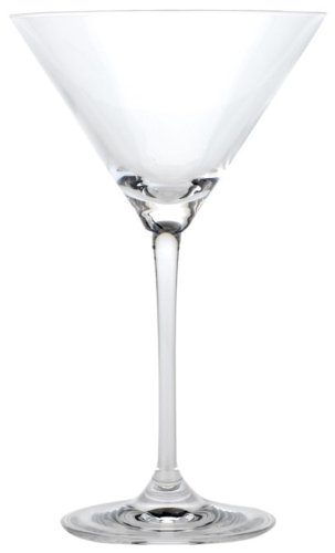BergHOFF Lead-Free Crystal 7-Ounce Martini Glass, Set Of 6 Glasses