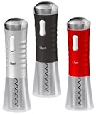 Ozeri Nouveaux Cordless Electric Wine Opener with Free Foil Cutter, in Black, Red or Silver -- Ultimate Wine Gift On Sale While Supplies Last