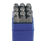 0-9 NUMBER STAMP SET 3/16"