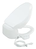 KOHLER K-4737-0 C3-125 Elongated Bowl Toilet Seat with Bidet Functionality and Tank Heater, White