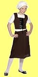 tudor girl childrens fancy dress costume med 6-8 130cm