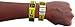 Goldistock Event Wristbands Over 21 Neon Yellow 500 Ct. | ¾” Arm Bands | Wrist Bands for Easy Drinking Age ID