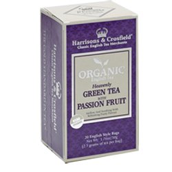 Harrisons & Crosfield - Organic Green Tea with Passion Fruit 20 Tea Bags