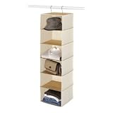 Whitmor 6276-94-W Bamboo and Canvas Storage Accessory Shelves