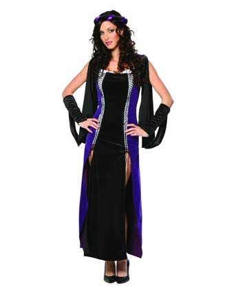 Lady of Shalott Renaissance Dress Adult Costume Size 10-12 Medium