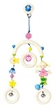 Wooden Non-toxic Mermaid Mini-trapeze with a Nickel Free Clip and Bells