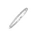 14K White Gold 1 1/2 ct. Channel Set Diamond Bangle Bracelet