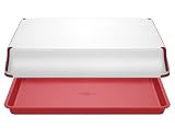 Bake Porter Large Baking Sheet with Serving Cover, Red