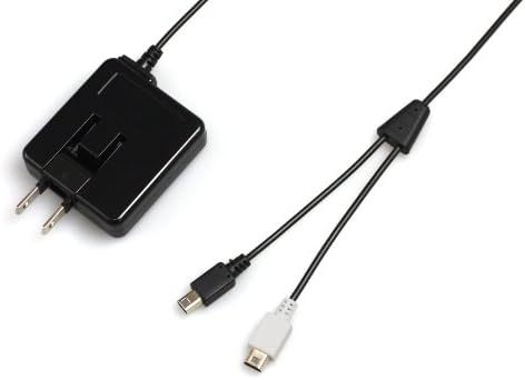 (Wiiu / New3dsll / New3ds / 3dsll / 3ds / for Dsi) Twin Charging Long Ac Adapter