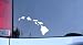 Hawaiian Island Chain Vinyl Sticker - White