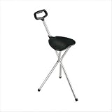 Deluxe Folding Lightweight Adjustable Height Cane Seat