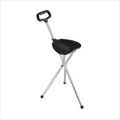 Deluxe Folding Lightweight Adjustable Height Cane Seat