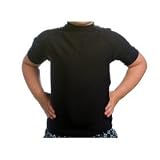 Beach Depot UPF 50+ Toddler's Short Sleeve Rash Guard Shirt - Black Small 1-2T