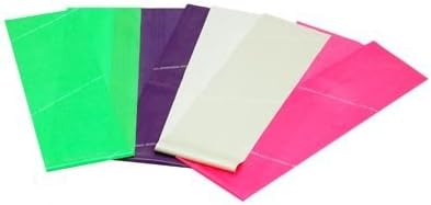 4 DYNA-BAND SET 5ft each Pilates Exercise Physical Therapy Bands Pink Light Green Medium Purple Heavy Silver Extra Heavy Resistance