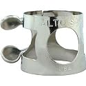 Giardinelli Standard Alto Saxophone Ligature Nickel, Nickel