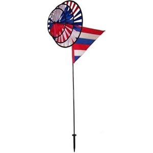 Red White Blue Triple Spinner W Sail