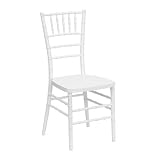 Flash Elegance Clear Resin Stacking Chiavari Chair (Clear) (35.75"H x 16.5"W x 18.5"D)