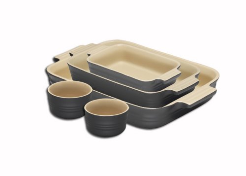 Le Creuset Stoneware Gift Set, 5 Piece, Granite