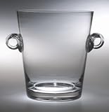 CLASSIC CLEAR 9.25 INCH CRYSTAL ICE BUCKET/COOLER