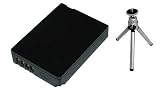 Replacement Battery for Specific Digital Camera and Camcorder Models / Compatible with LEICA BP-DC7E, BP-DCU, V-Lux 20, PANASONIC DMW-BCG10, DMW-BCG10E, DMW-BCG10PP, Lumix DMC-: TZ10, TZ10K, TZ10N, TZ10R, TZ10S, TZ6, TZ7, TZ8, ZR1, ZR1A, ZR1K, ZR1R, ZR1S, ZR1W, ZS1, ZS1K, ZS1S, ZS3, ZS3A, ZS3K, ZS3S, ZS5, ZS7, ZX1, ZX1A, ZX1K, ZX1R, ZX1S, ZX1W, ZX3, ZX3N, ZX3R, ZX3S, ZX3T - Includes Mini Tripod with Expandable Legs