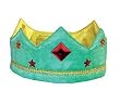 Sarah's Silks Silk Crown, Gold-Green