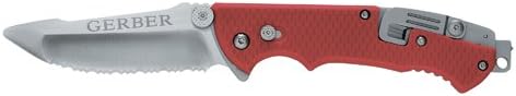 Gerber Blades Hinderer Rescue Serr Sheath Clam Folding Knife 22-41534