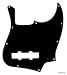 3 Ply Guitar Pickguard Fits Fender Jazz Bass jb - BLACK