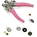 We R Memory Keepers Crop-A-Dile Eyelet and Snap Punch, Pink Handle