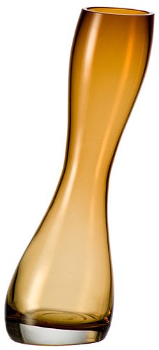 Leonardo 040859 Vase Beat 25 cm braun Preisvergleich
