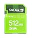 SanDisk, Card, Secure Digital, 512MB, Gaming, Green