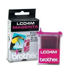 Brother Model LC04M Magenta Inkjet Cartridge
