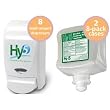 Hy5 "Mega Pack" for Office or Schools; 8 Wall Mt Dispensers+16 1000ml Cartridges