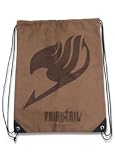 Fairy Tail Insignia Brown Drawstring Bag