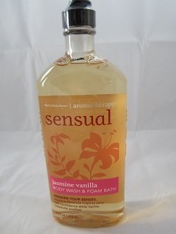 Bath and Body Works Jasmine Vanilla Body Wash & Foam Bath Aromatherapy 10 Oz