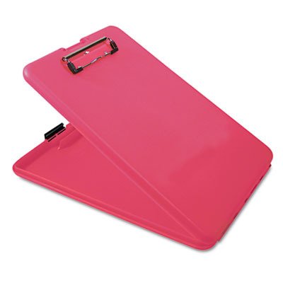Saunders SlimMate Plastic Storage Clipboard, Letter Size, 8.5 x 12 Inch, Pink (00835)
