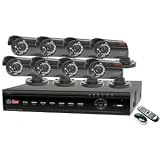 Q-See QT426-811-5 16 Channel H.264 Security DVR with 8 Indoor/Outdoor Cameras and Internet Monitoring