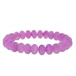 10mm Rondell Stretch Bracelet - Purple Jade