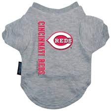 Cincinnati Reds MLB dog pet sports tee shirt SM 8-15 lb dogs