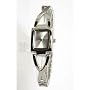 Ladies Elegant Square Dial Metal Bracelet Strap Watch