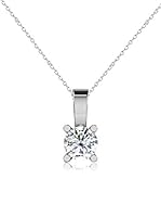 Friendly Diamonds Conjunto de cadena y colgante FDP7187Y Oro Blanco