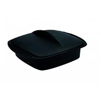 Mastrad - F68900 - Papillote Carrée en Silicone avec Livret Recettes Offert - Noir