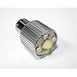 1156 High Power LED Light Bulb 5W White color 2pcs by FrontAnD