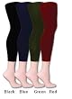 Womens Premium Sweater Leggings Solid, Colors Available