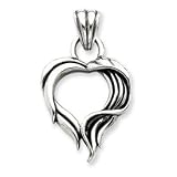 Sterling Silver Antiqued Gothic Pendant