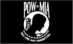 POW/MIA Flag 3x5ft Superknit Polyester - Double Sided
