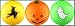 Halloween Holiday Golf Balls