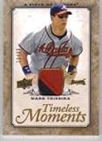 2008 UD A Piece of History Timeless Moments Jersey Gold Patch #TM-5 Mark Teixeira - Atlanta Braves (Piece of Game Used Patch - Serial # to 25) (Baseball Cards)