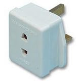 Fused UK Mains Shaver Toothbrush Plug Adaptor